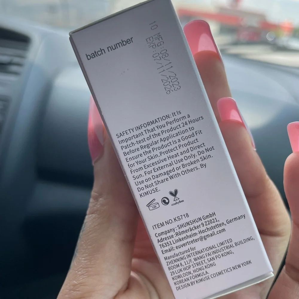 Kimuse liquid cheek blush -Puff